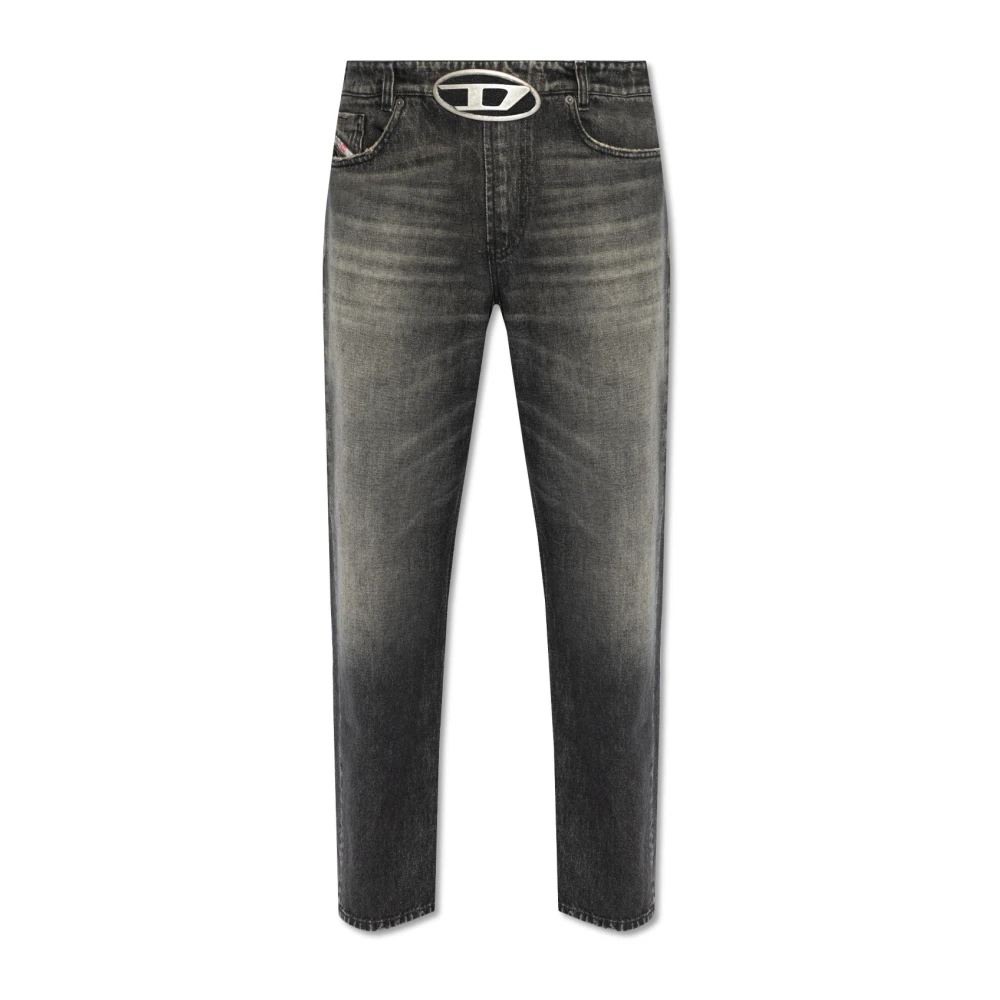 Diesel Straight Jeans 2010 D-Macs Gray Heren