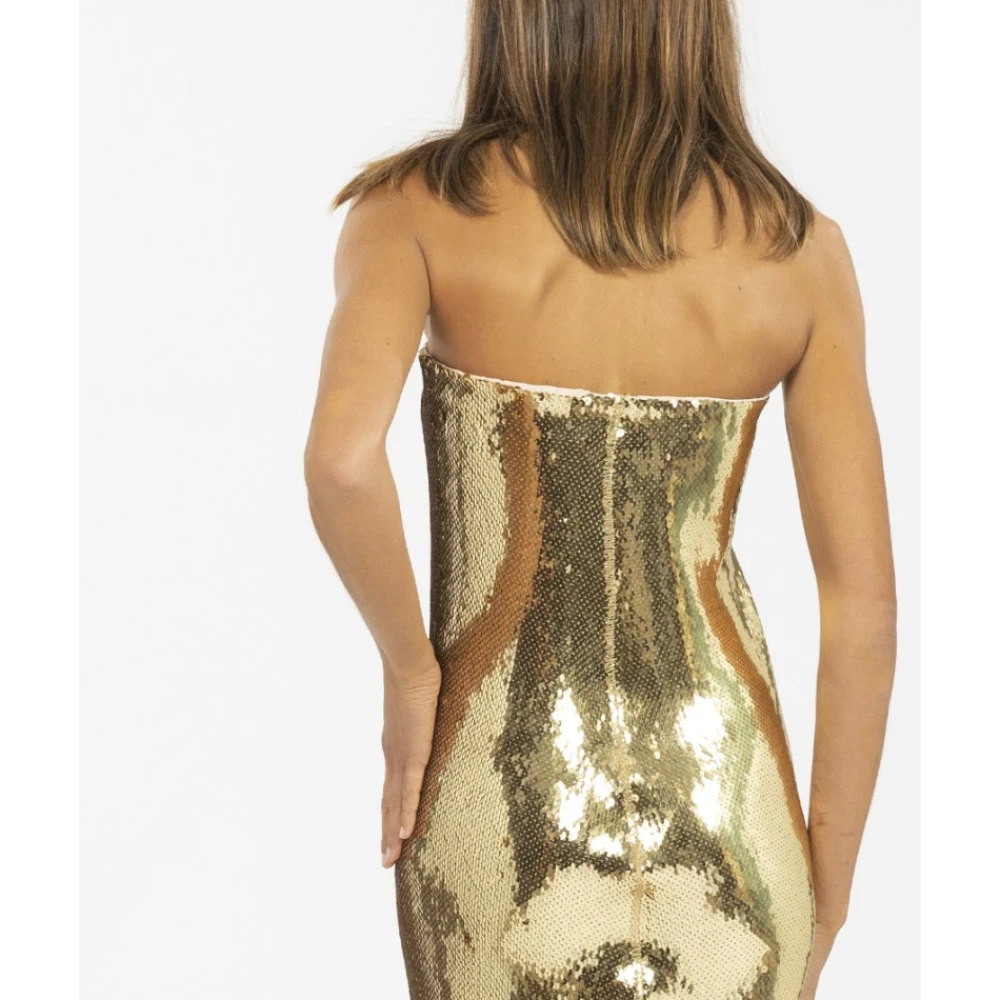 N21 Paillet Zeemeermin Rok Yellow Dames