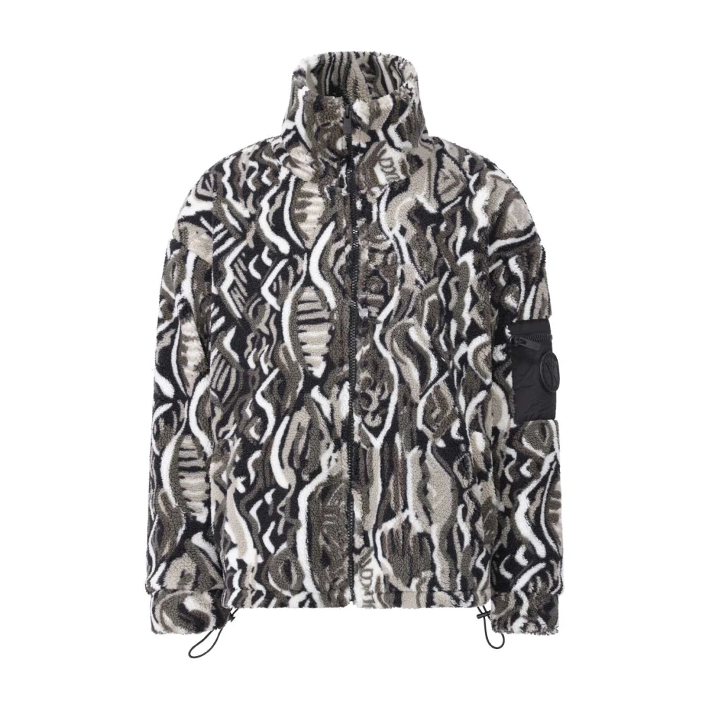 carlo colucci Teddyjack met eenvoudig patroon Gray Heren