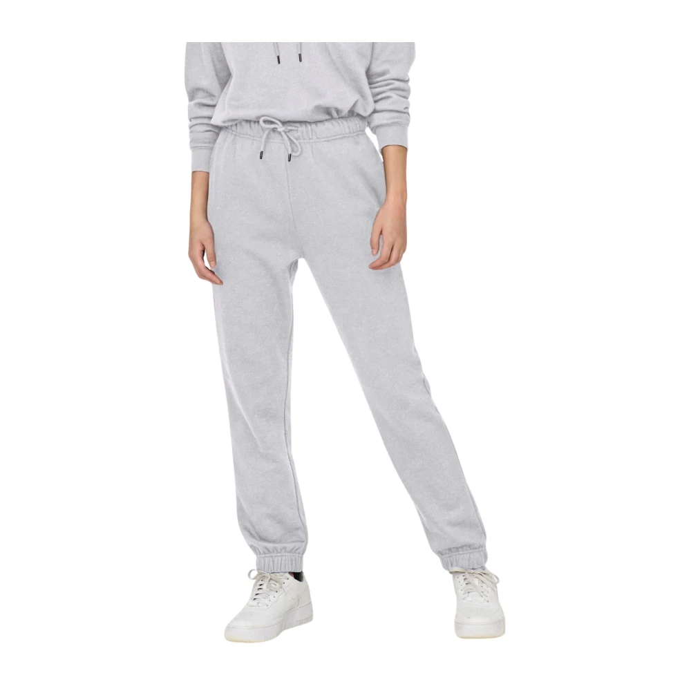 Only Comfortabele Sweatpants voor dagelijks gebruik Gray Dames