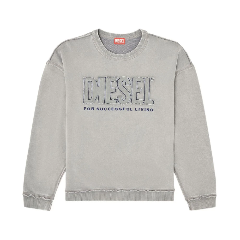 Diesel Uomo Grigio Felpe, L, New,