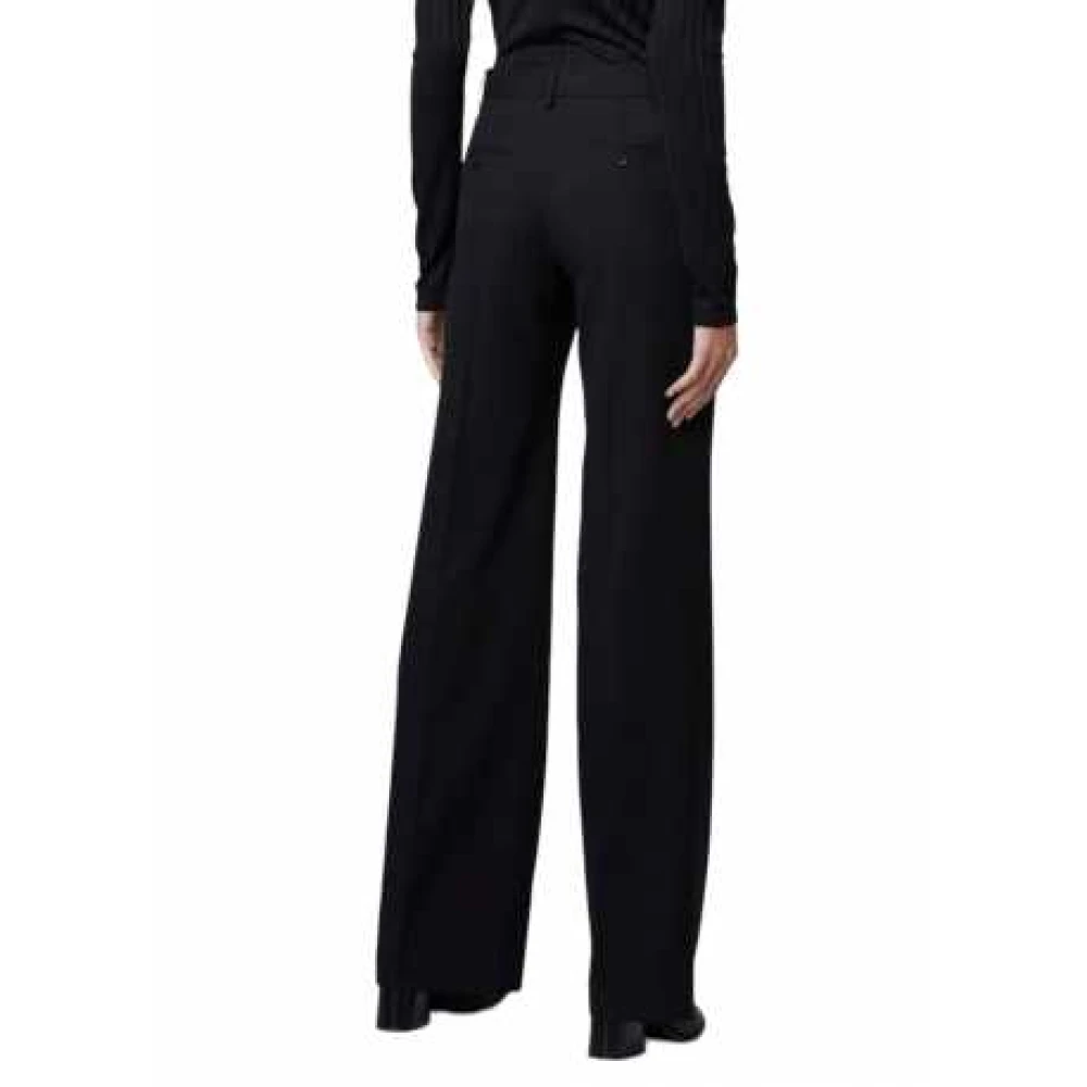 Paul Smith Zwarte Rechte Wijde Been Reisbroek Black Dames