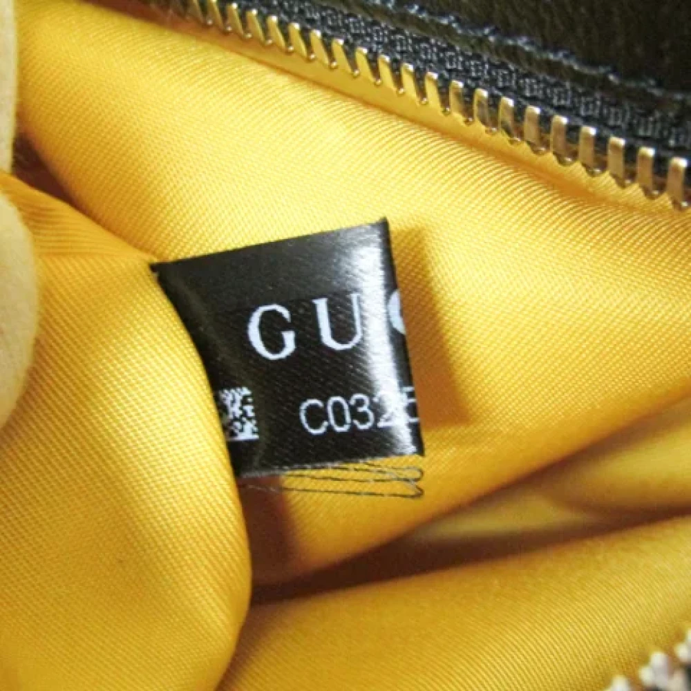 Gucci Vintage Pre-owned Canvas backpacks Yellow Dames