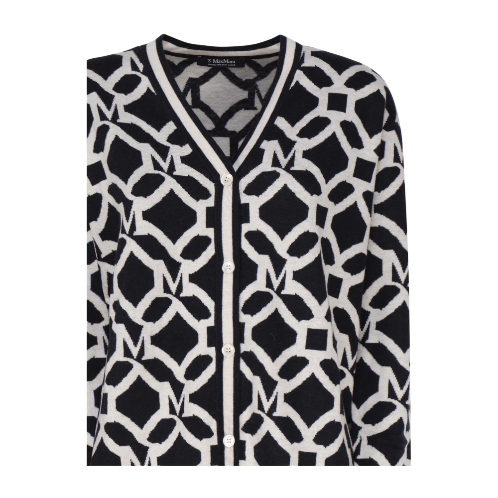 Max Mara Blauwe Katoenen Truien Blue Dames