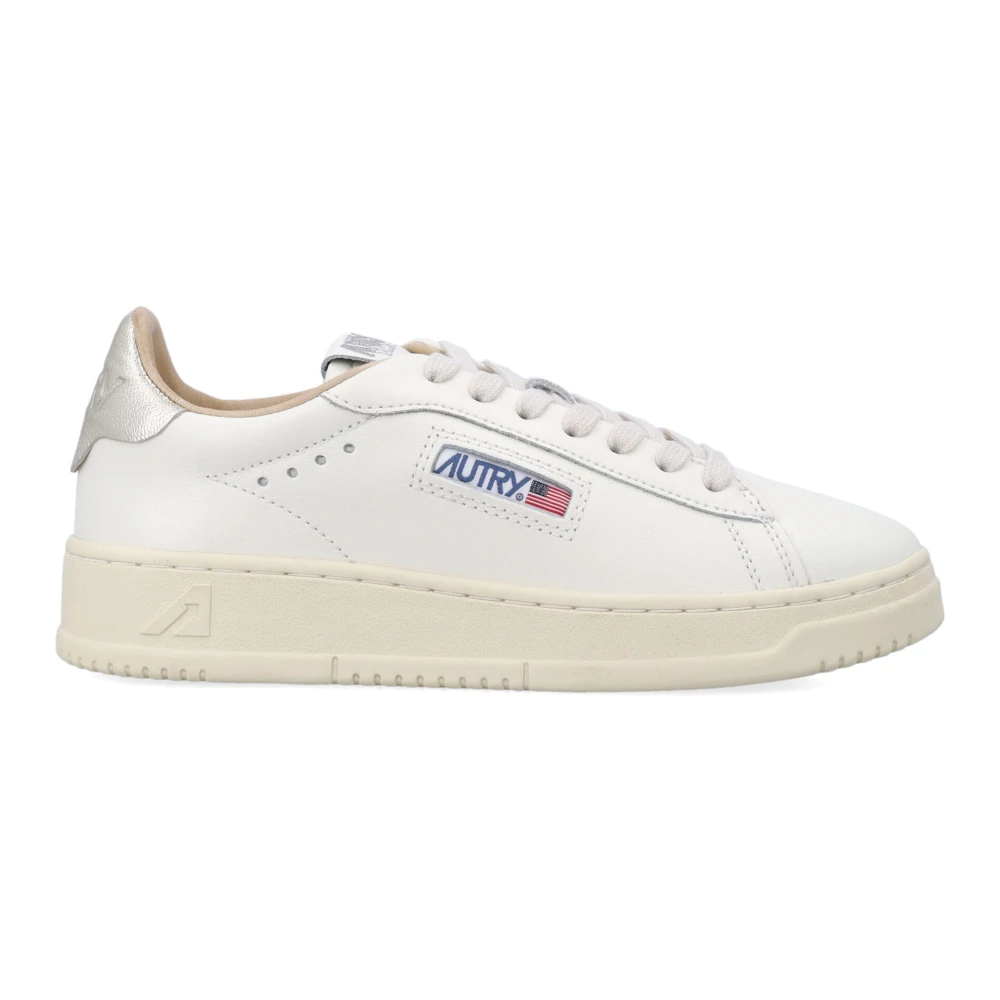 Autry Women's White Dallas Low - Sneakers - 6 Uk - Shoes