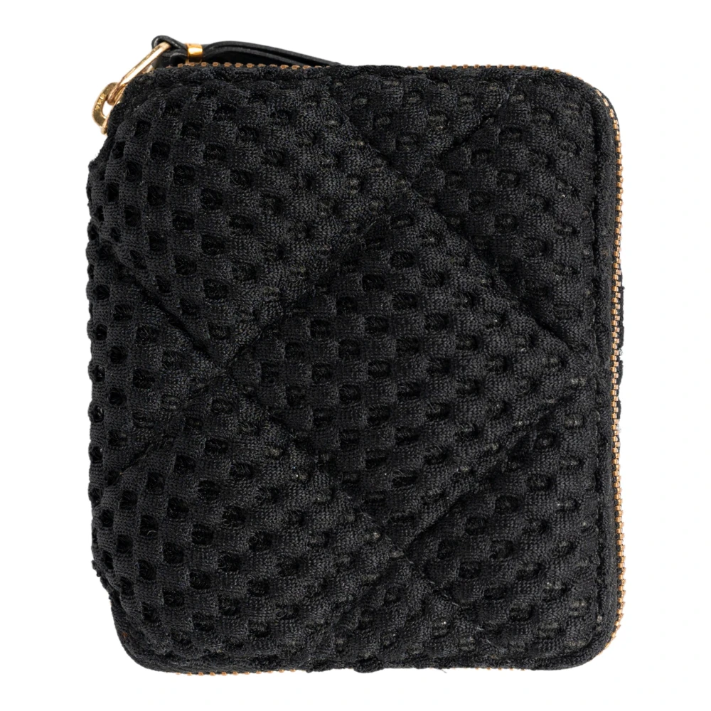 Comme des Garçons Zwarte schildpadportemonnee met ritssluiting Black Unisex
