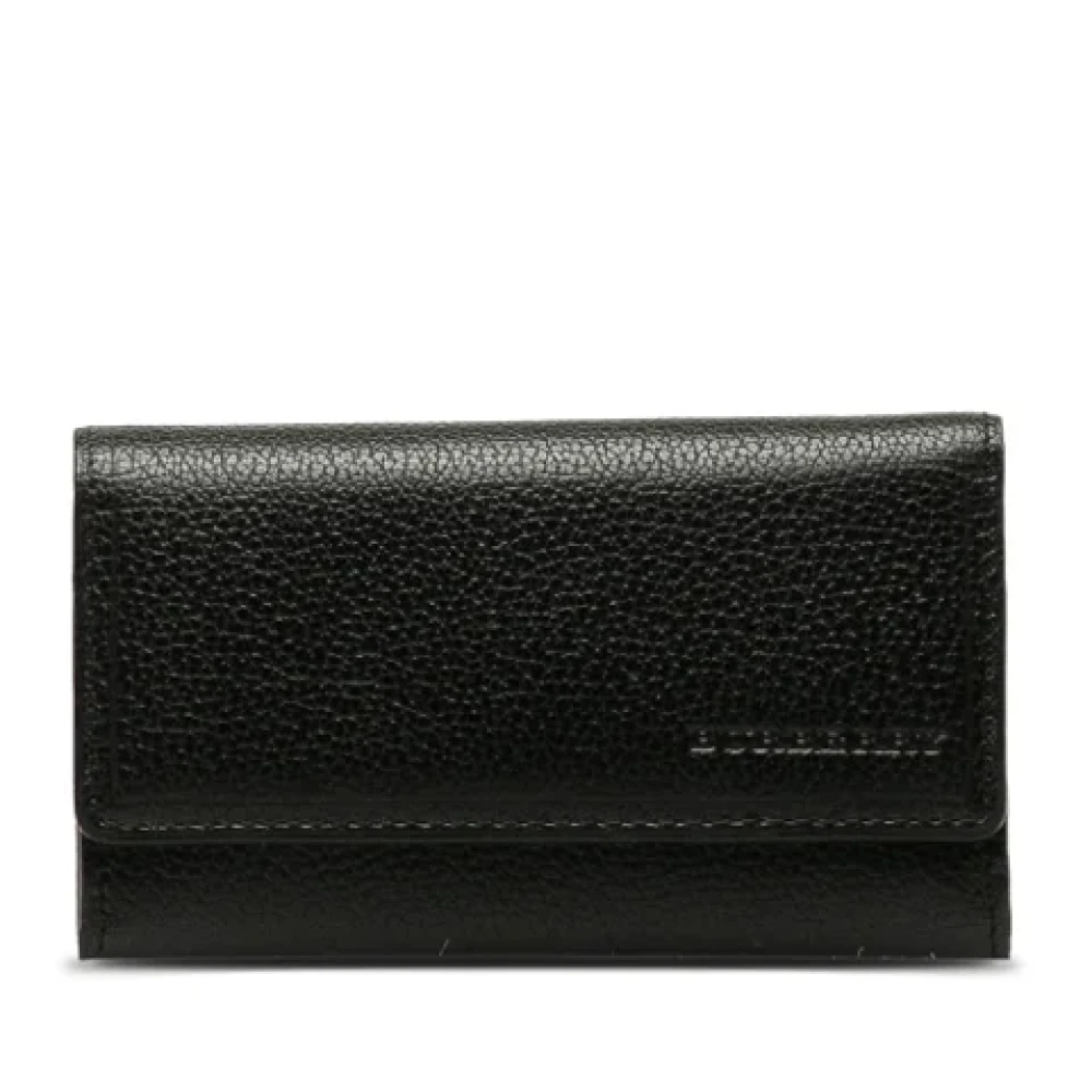Burberry Vintage Pre-owned Leather key-holders Black Dames