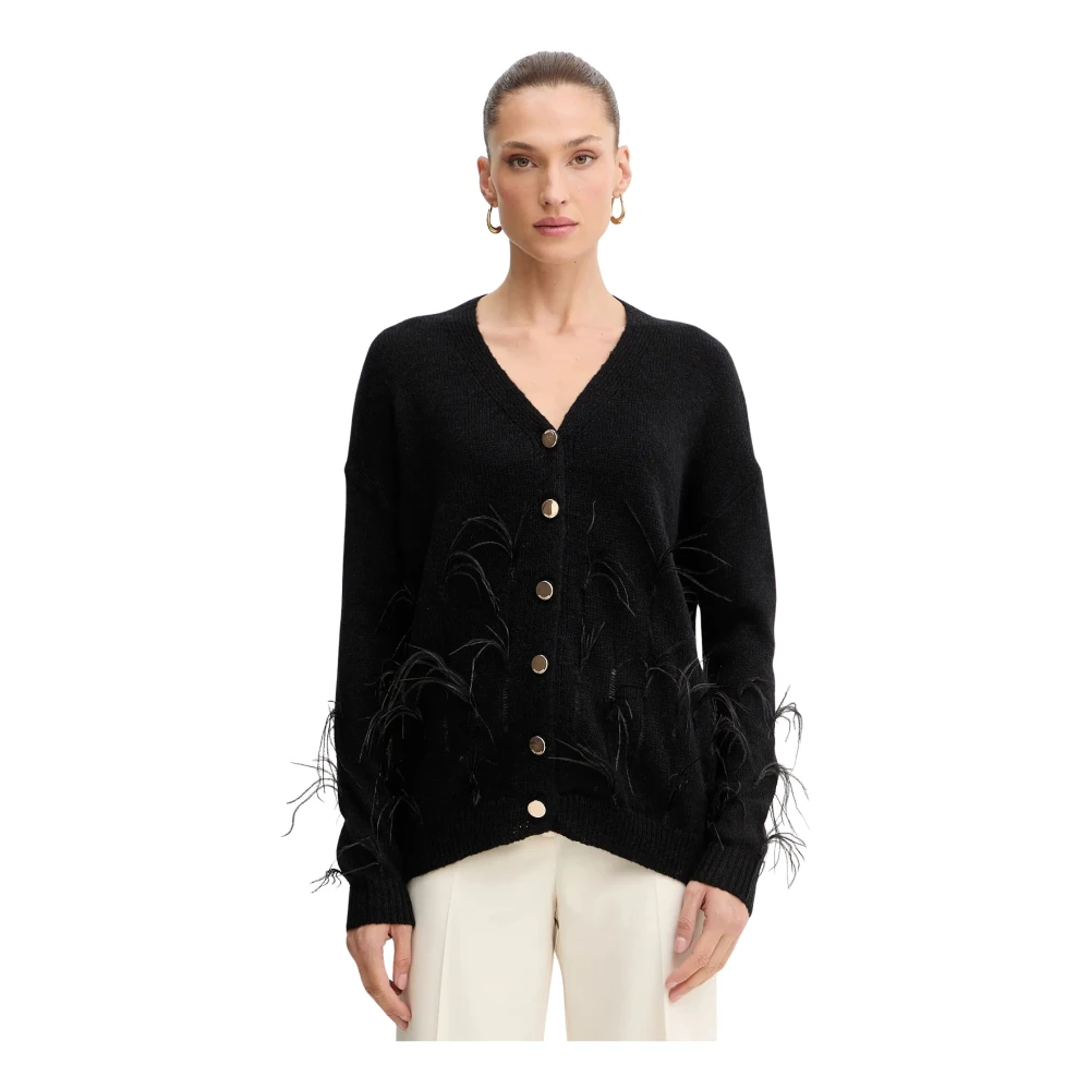 Fracomina Donna Nero Maglie, L, New,