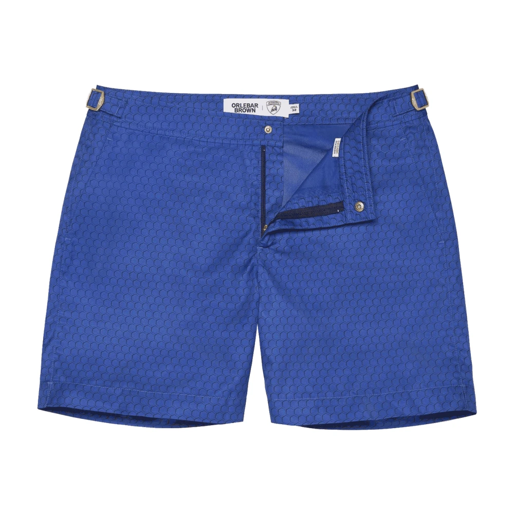 Orlebar Brown Blauwe Hexagon Zwemshorts Blue Heren