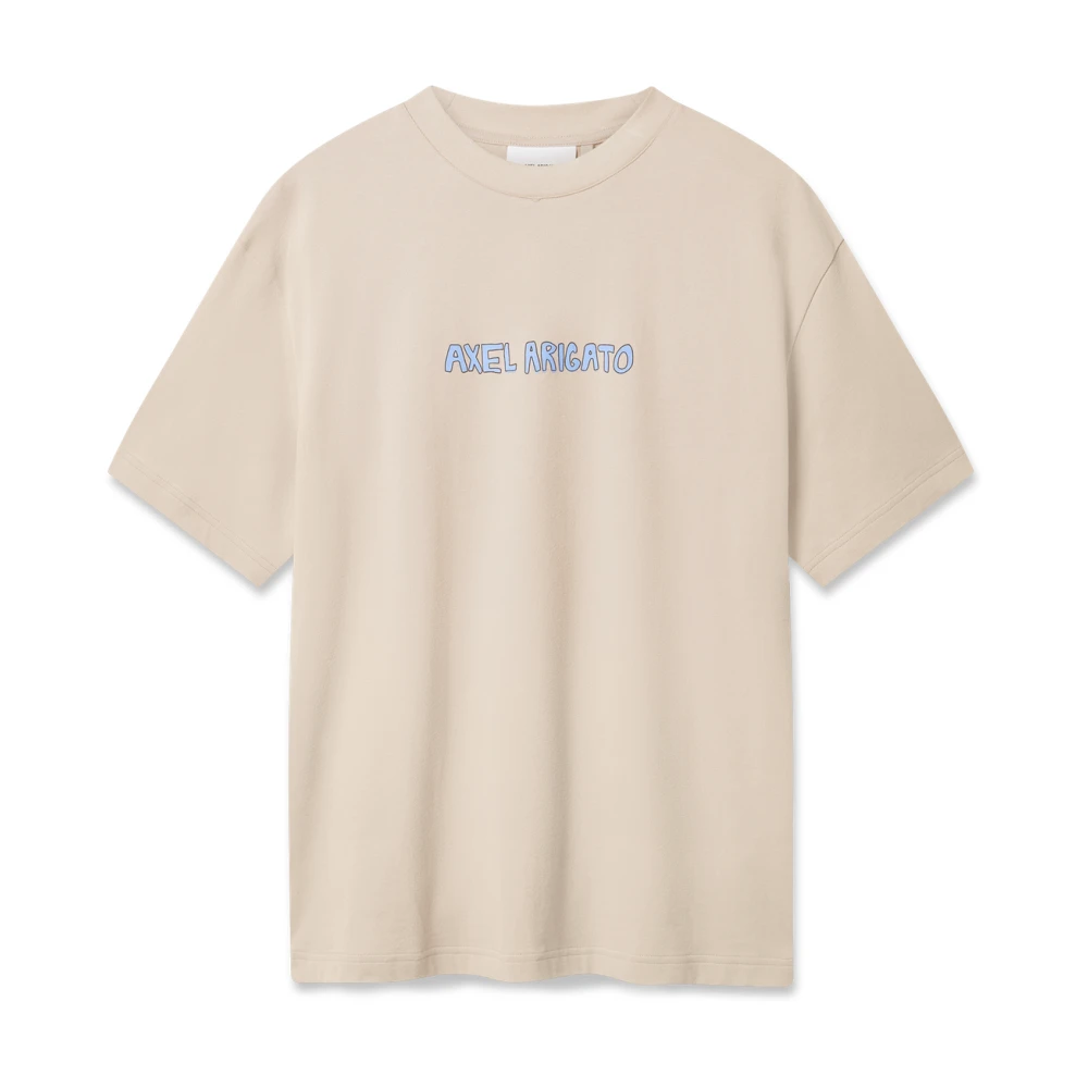 Axel Arigato Men's Beige T-Shirts, L, Bale T-Shirt