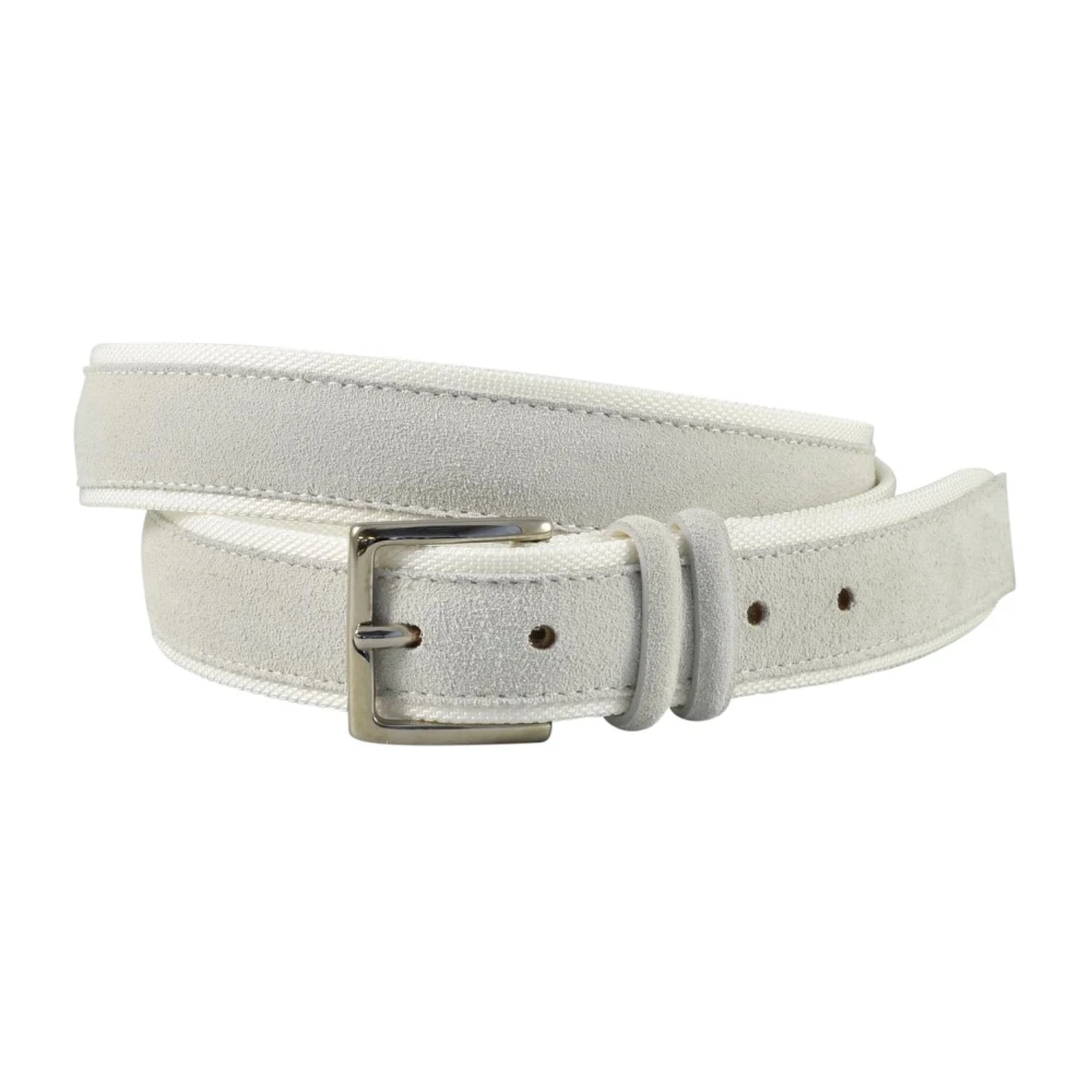 Orciani Leren Riem 100% Pelle Gray Dames