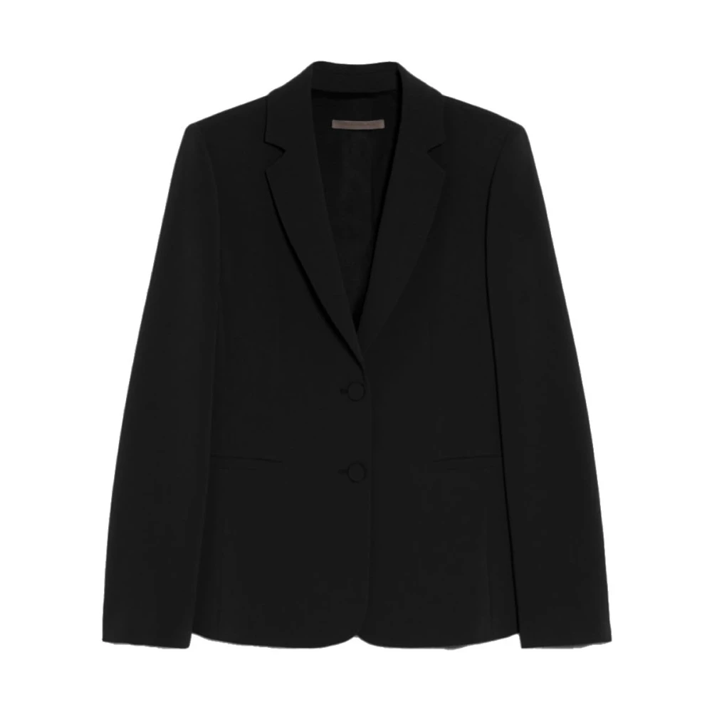 Pennyblack Polyester blazer vloeiende stof slim fit Black Dames