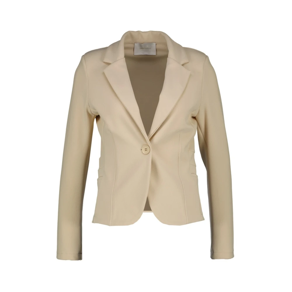 Amélie & Amélie Offwhite Blazer Beige Dames