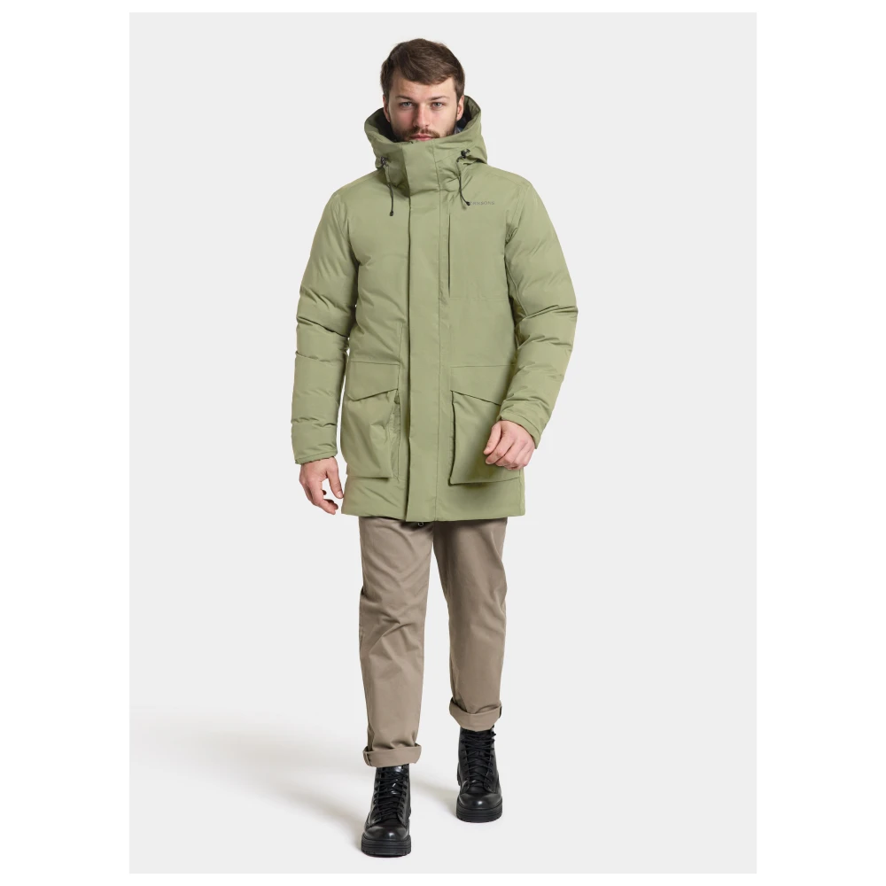 Didriksons Waterdichte Parka met 8 Zakken Green Heren