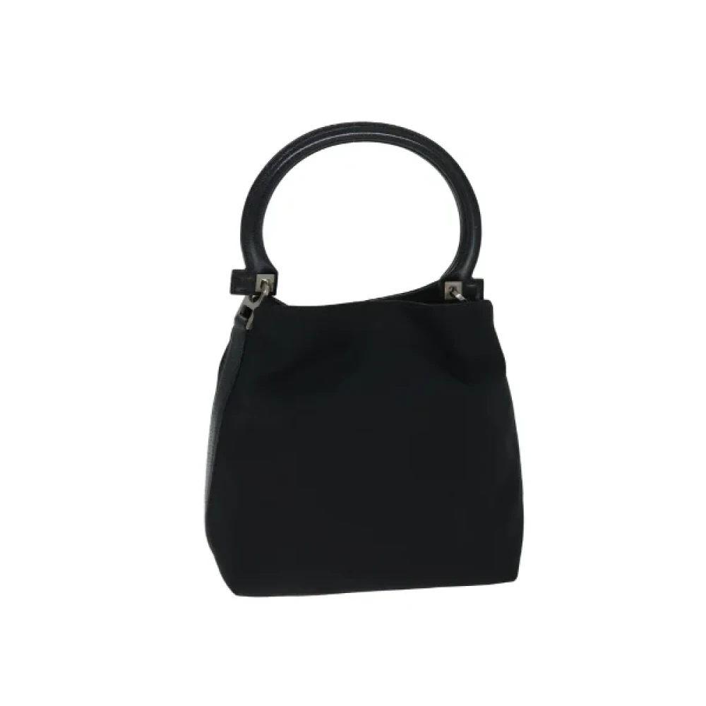 Salvatore Ferragamo Pre-owned Nylon handbags Black Dames