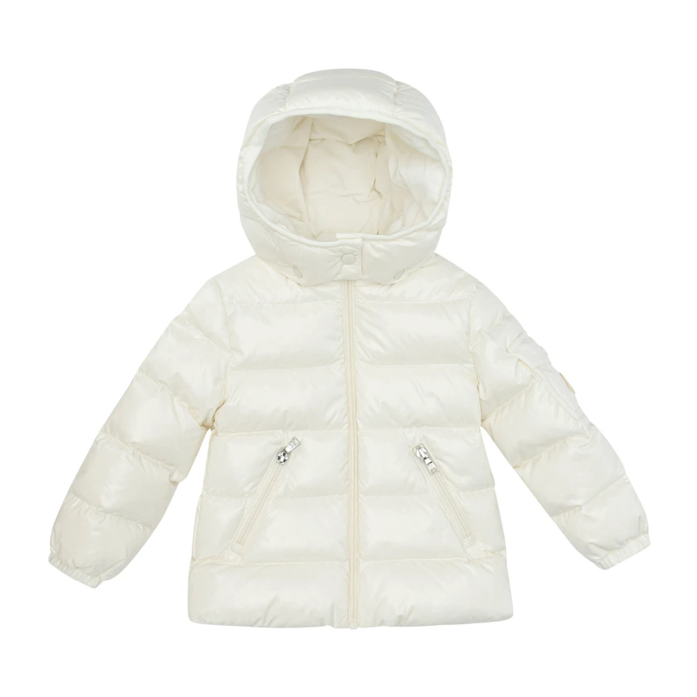 Moncler Boys White Winter Jackets, 2 Y, Bady Jacket
