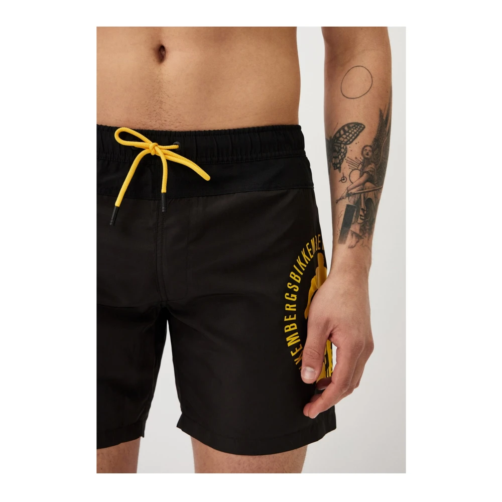 Bikkembergs Kleur Blok Zwembroek Black Heren