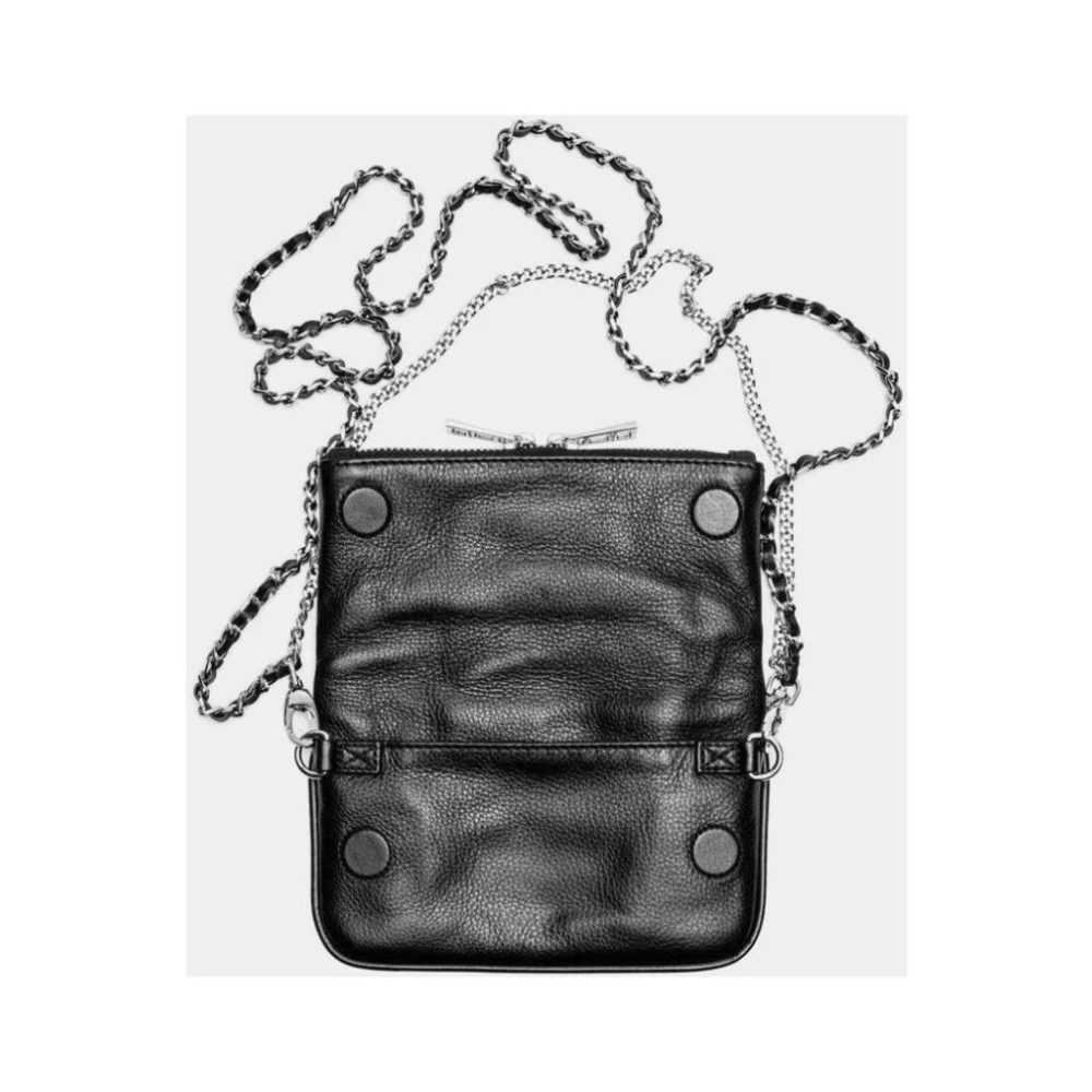 Zadig & Voltaire Zwarte Rock Nano Pouch Schoudertas Black Dames