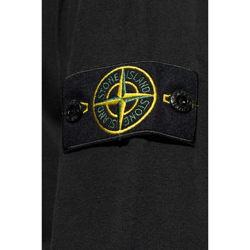 Stone Island Hoodie Black Heren