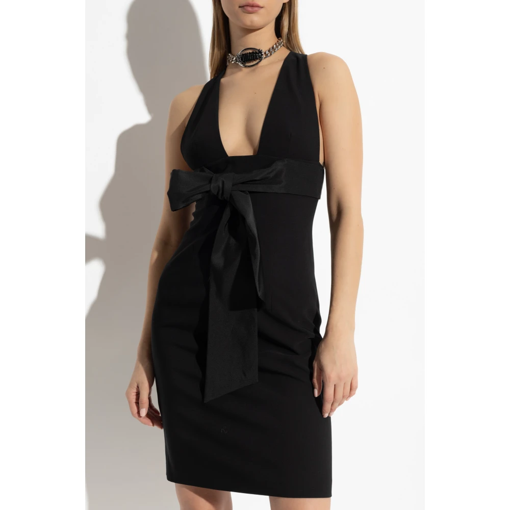 Dsquared2 Jurk met decoratieve strik Black Dames