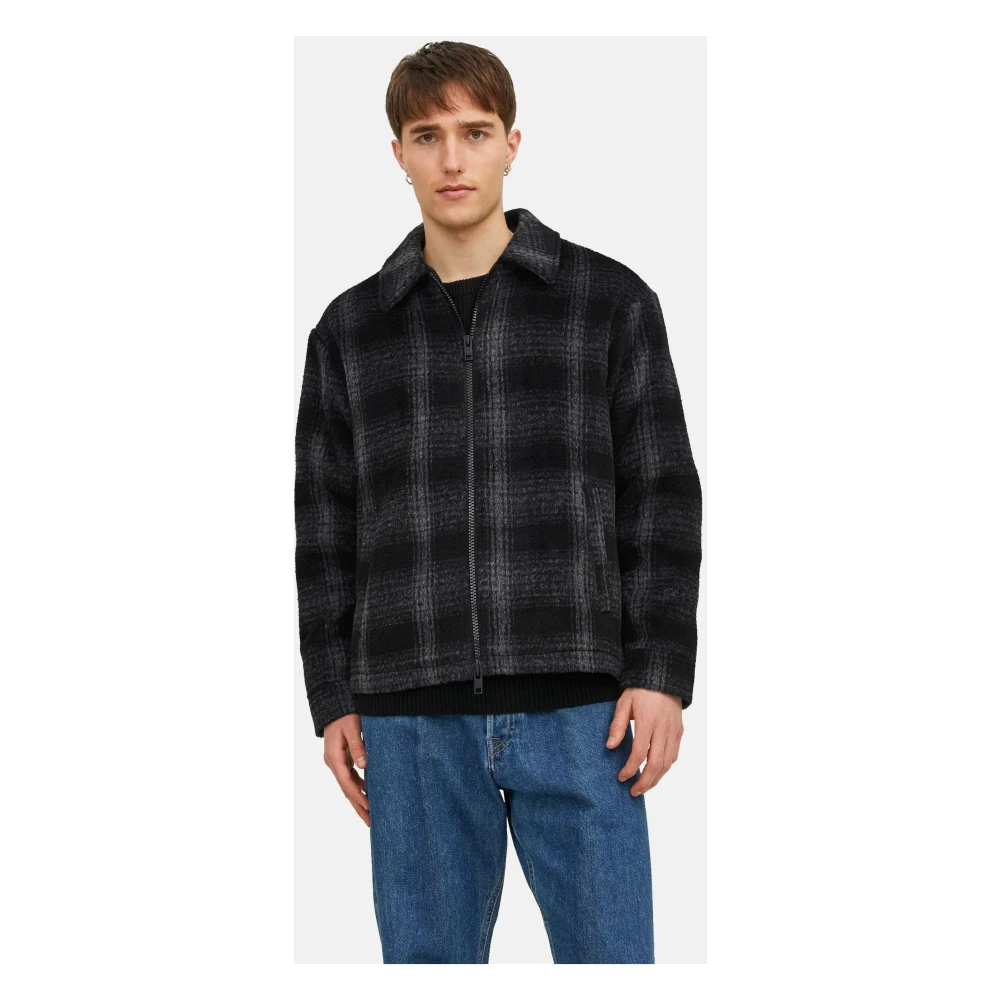 jack & jones Cole Overhemdjasje Stijlvol Overgang Black Heren