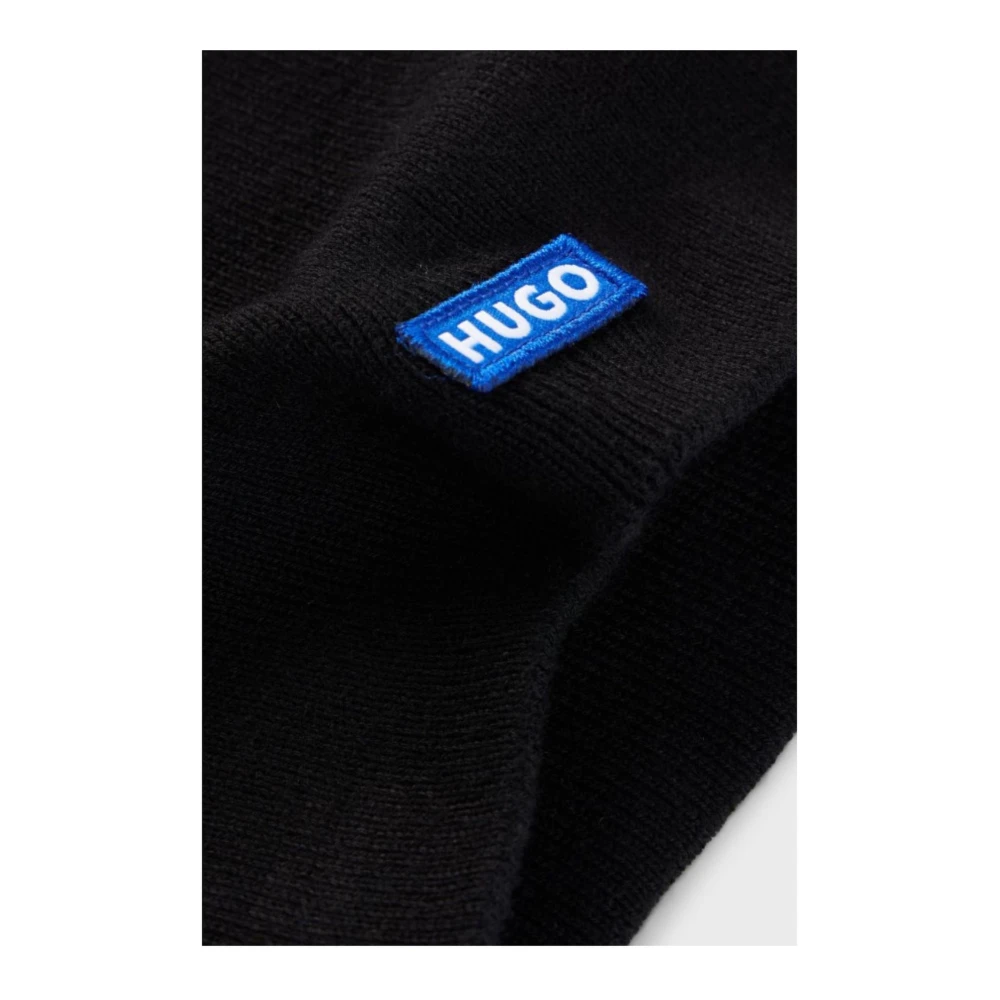 Hugo Boss Mannen Beanie Hat Xovo_C Black Heren