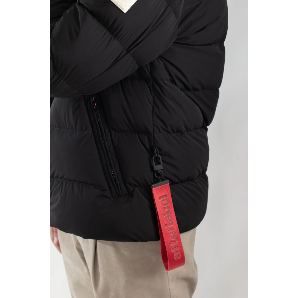Afterlabel Matte Hooded Donsjack Black Heren