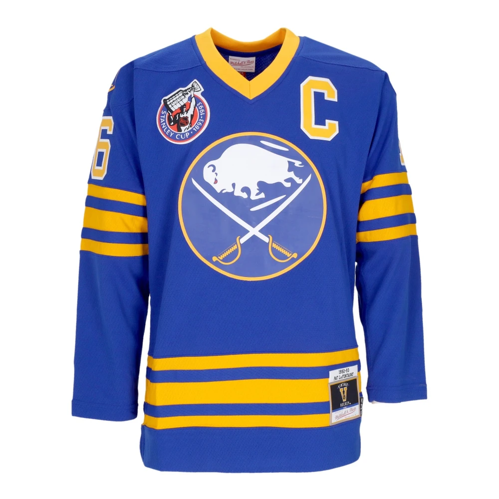 Mitchell & Ness Vintage NHL Hockey Jack Lafontaine Blauw Blue Heren