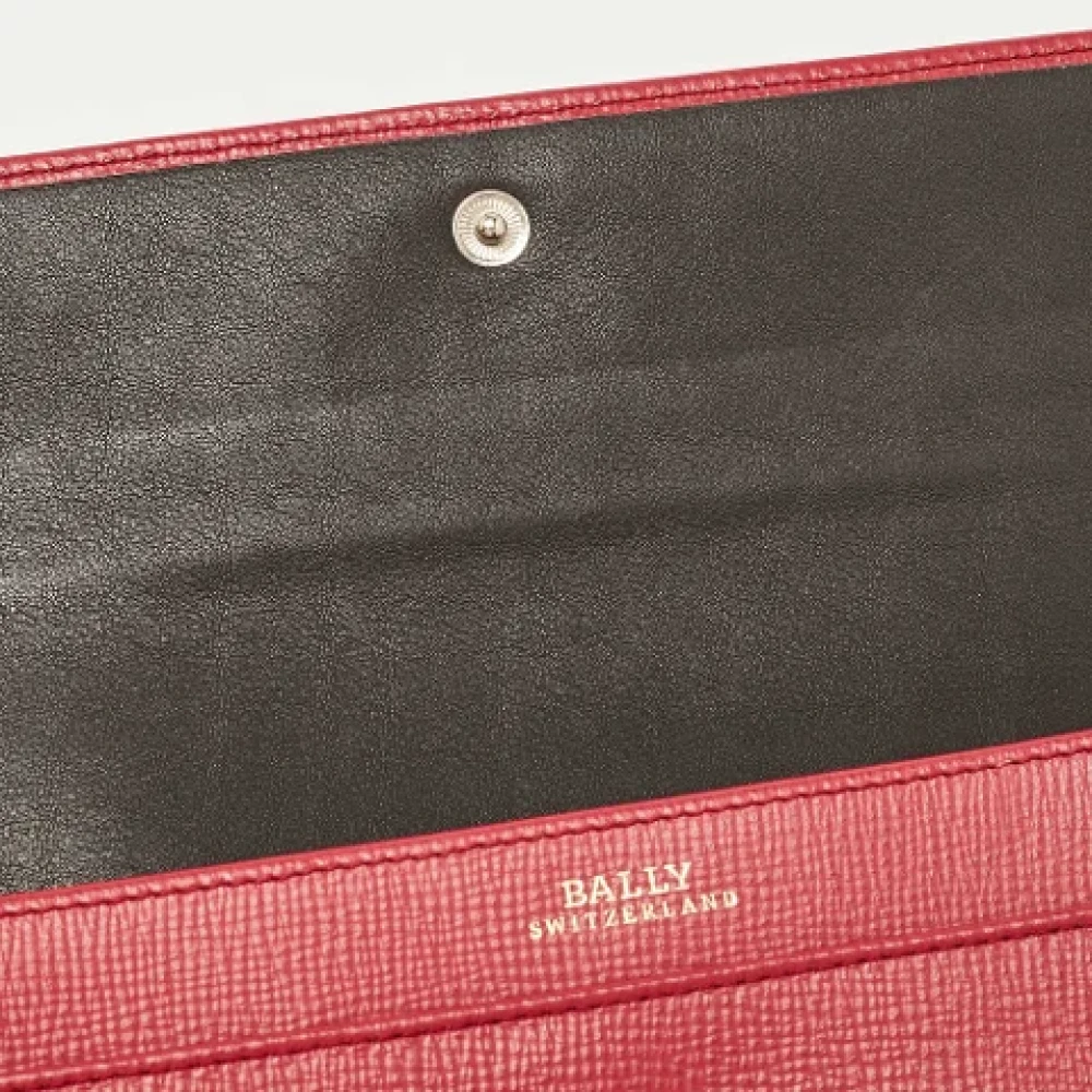 Bally Pre-owned Leather wallets Pink Dames