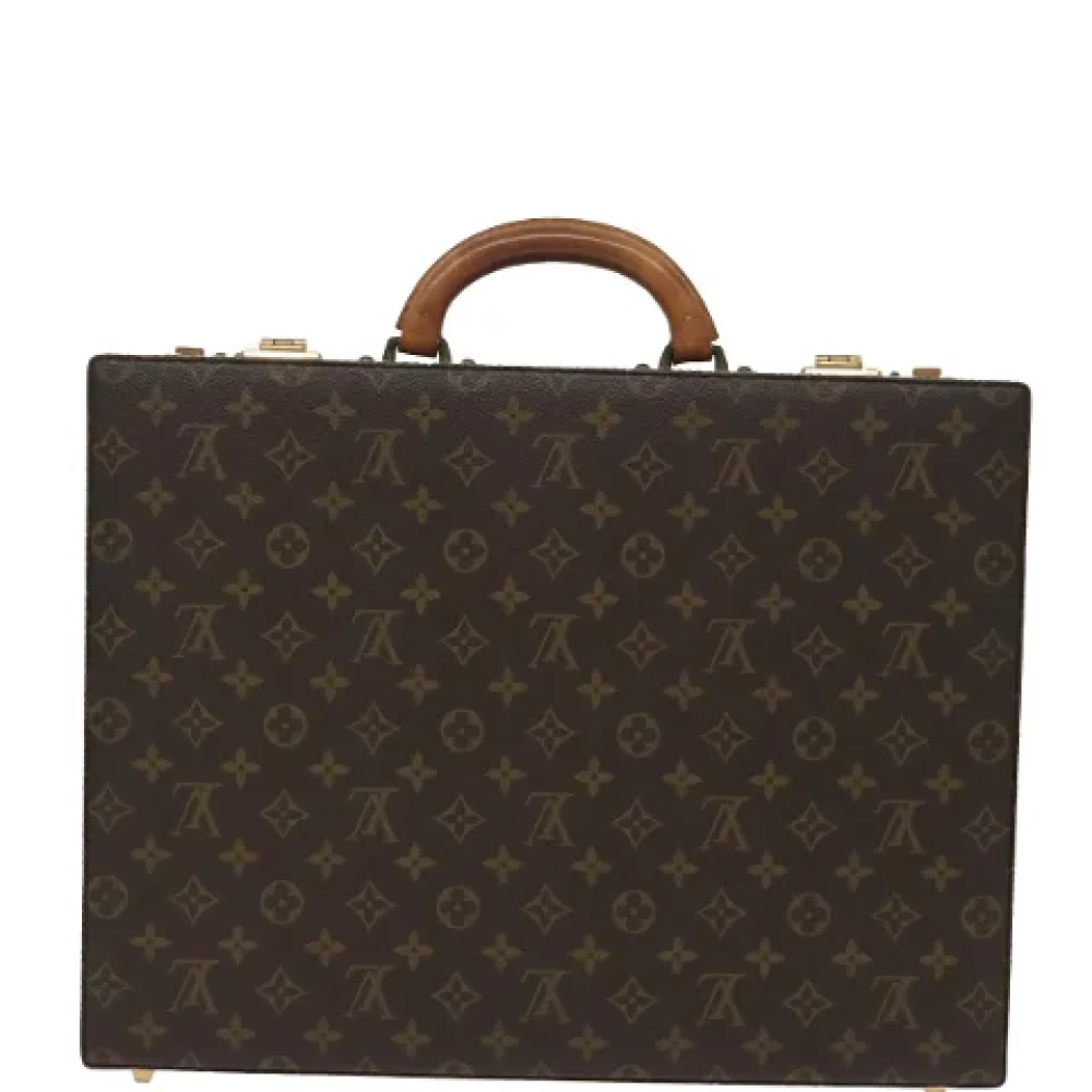 Louis Vuitton Vintage Pre-owned Canvas briefcases Brown Dames