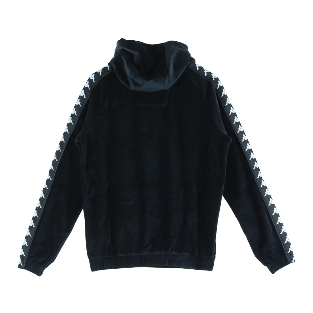 Kappa Asper Dames Hoodie Zwart Wit Black Dames