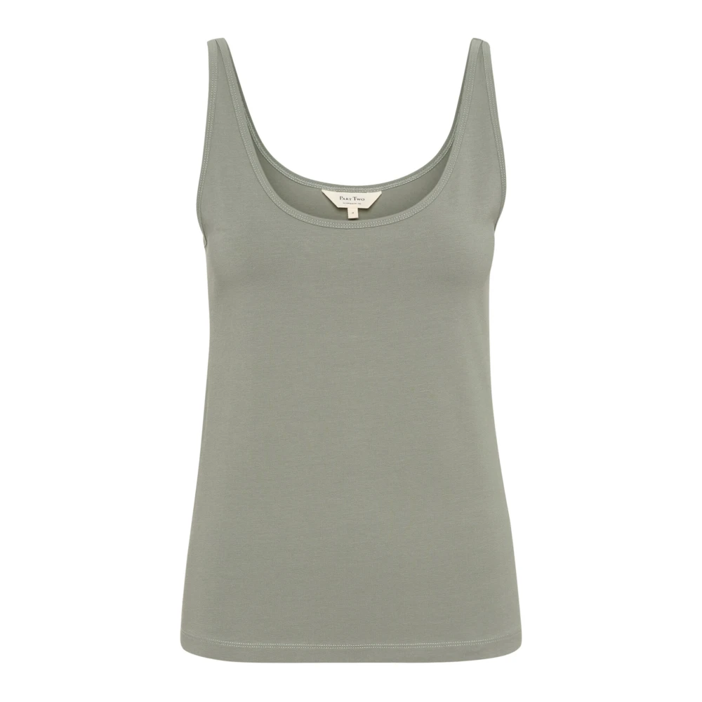 Part Two Grön Tanktop Gracielapw Green, Dam