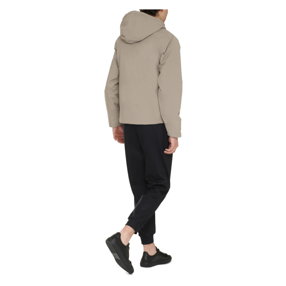 K-way Waterbestendige capuchonjas Beige Heren