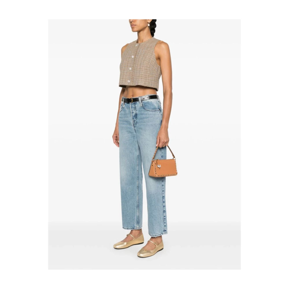 Valentino Garavani Beige Tassen voor Modieuze Liefhebbers Beige Dames