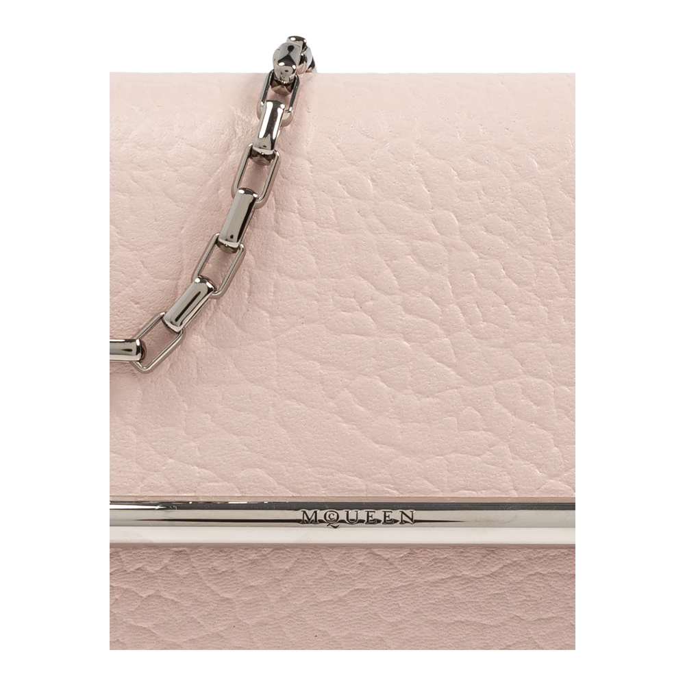 alexander mcqueen Clutch T-Bar Mini Pink Dames