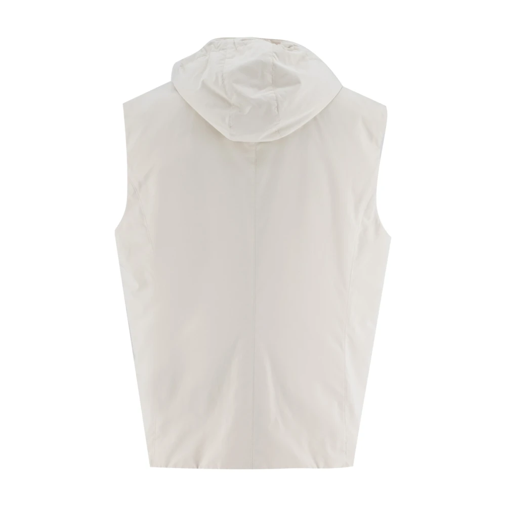 BRUNELLO CUCINELLI Lichtgewicht Hooded Vest Gray Heren