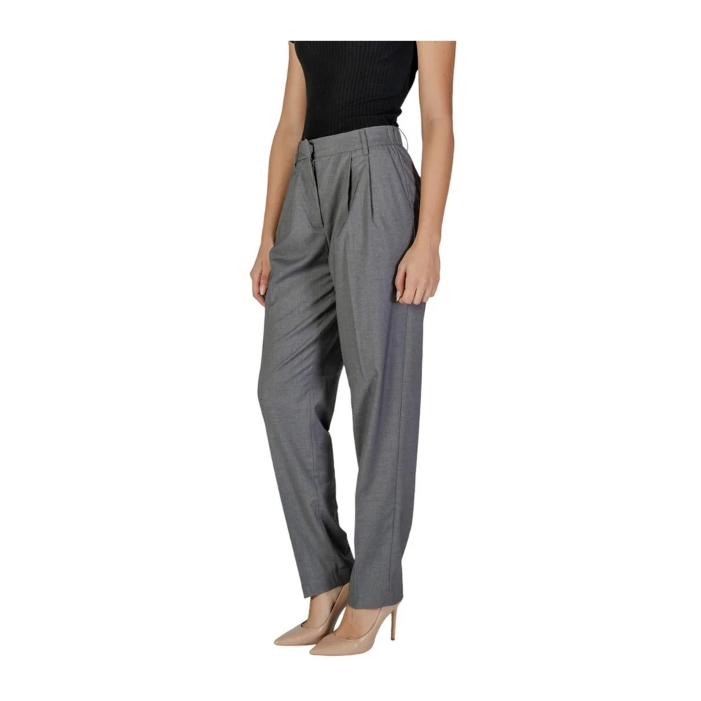 Vila Grijze Mix Herfst Winter Damesbroek Gray Dames