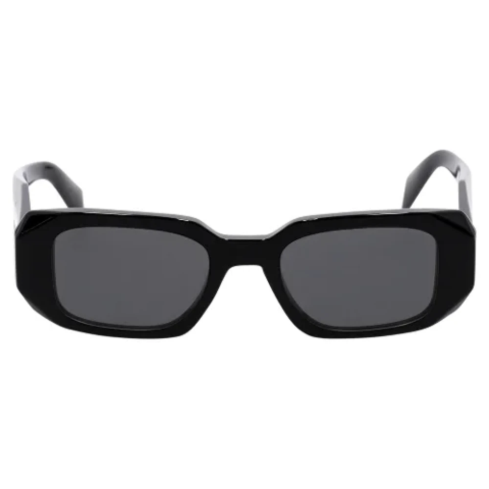 Prada Vintage Pre-owned Acetate sunglasses Black Dames