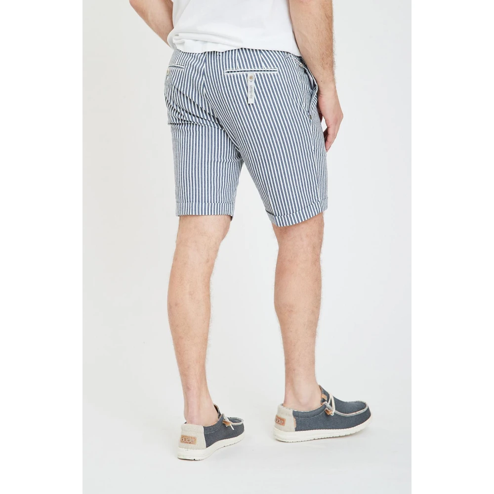 Re-Hash Stijlvolle Bermuda Shorts Blue Heren