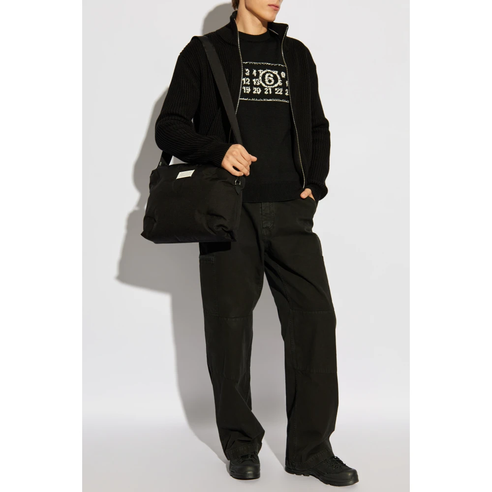 MM6 Maison Margiela Katoenen broek van Black Heren