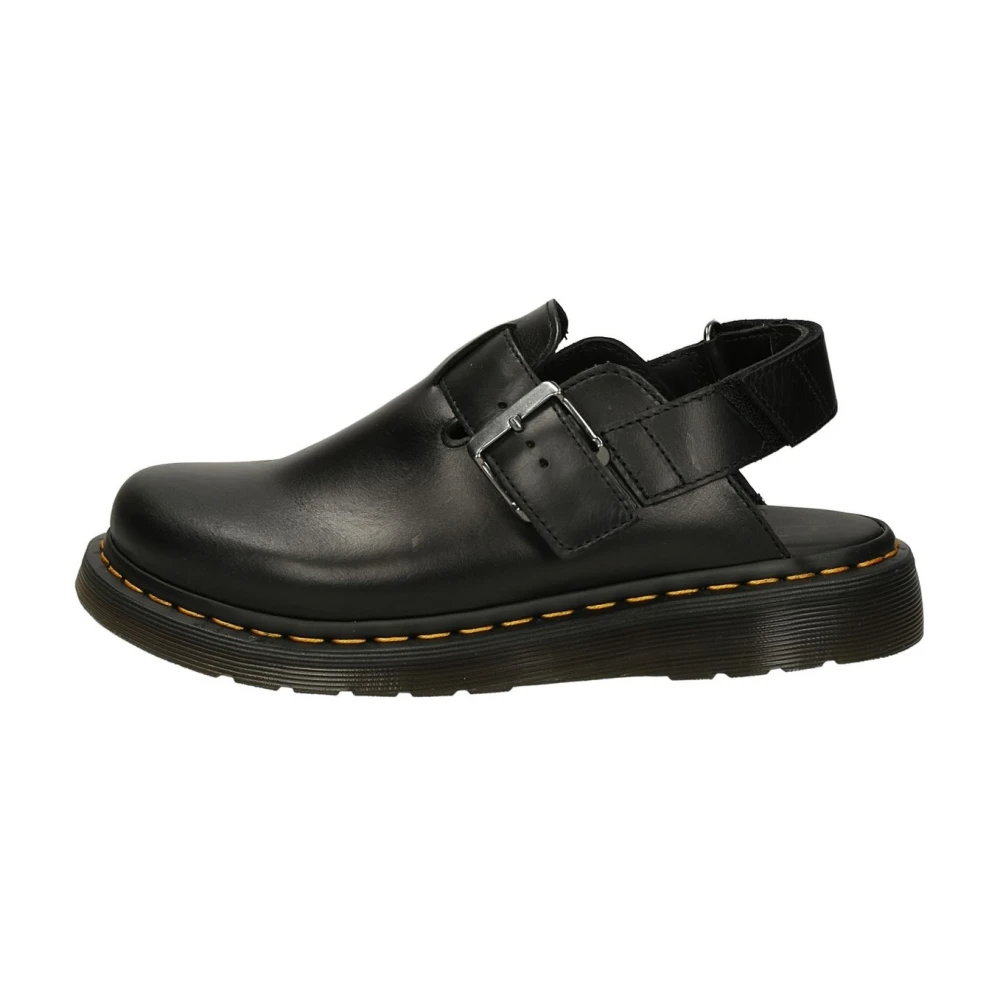 Dr. Martens Black Clogs, Male, 9 Uk, Brando Sabot