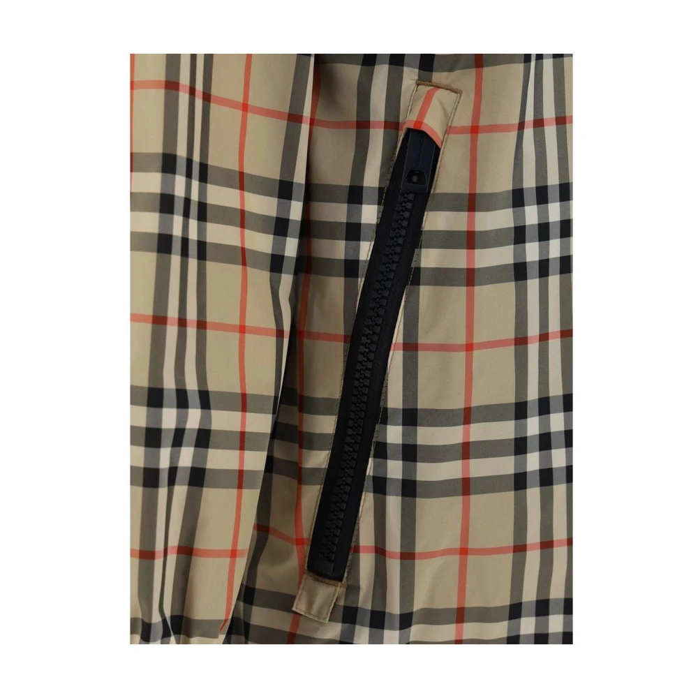 Burberry Geruite regenjas Brown Dames