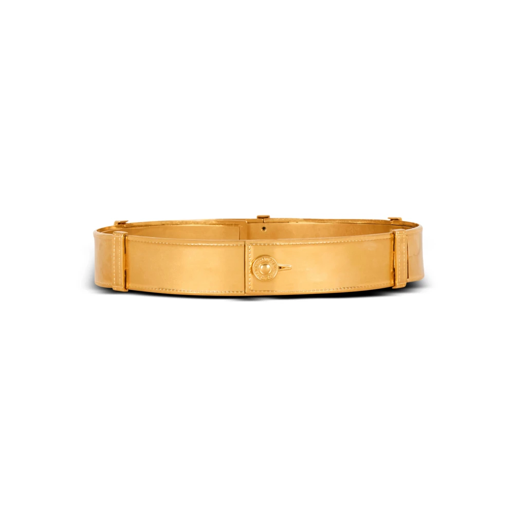 Balmain Messing riem met jeans effect Yellow Dames