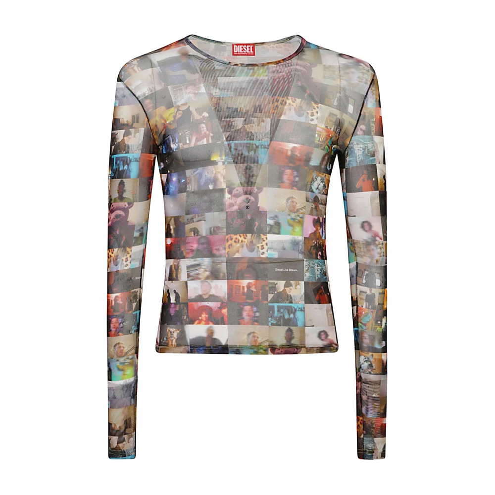 Diesel Multicolor T-shirts Polos Aw24 Multicolor Dames
