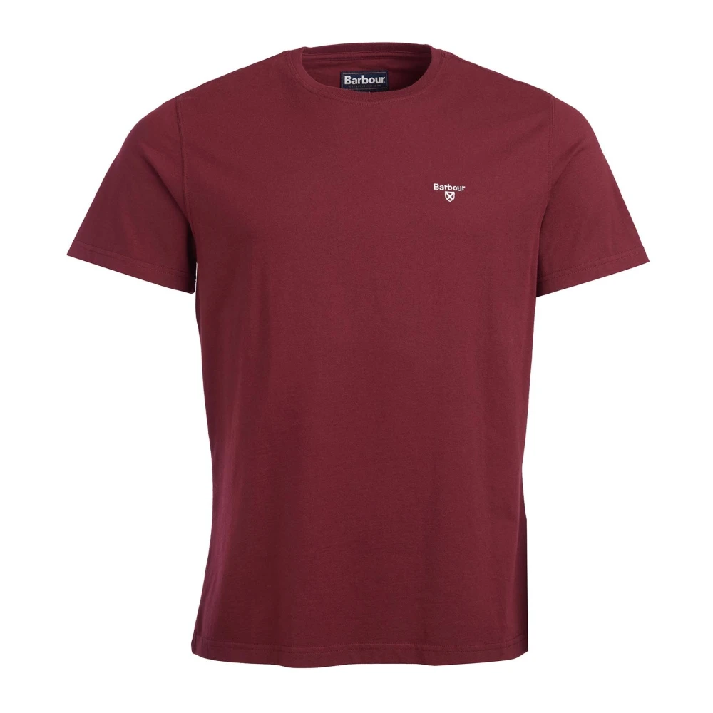 Barbour Cotton Sport T-shirt Red Heren
