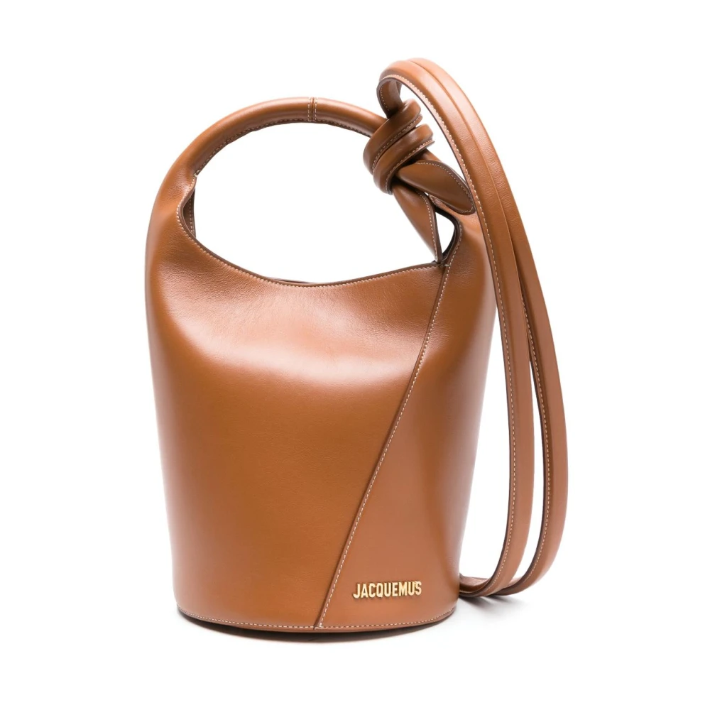 Jacquemus Lichtbruine Tourni Mini Tas Brown Dames