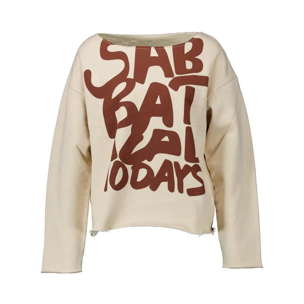 10Days Relaxed Fit Sabbatical Beige Sweater Multicolor Dames