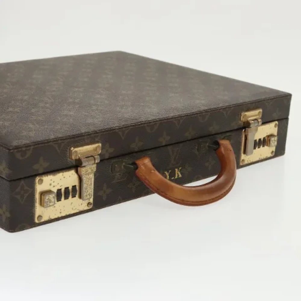 Louis Vuitton Vintage Pre-owned Canvas briefcases Brown Dames