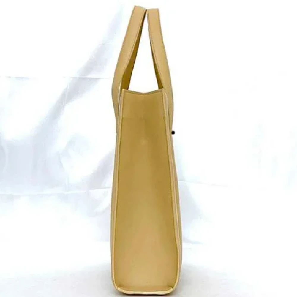 Cartier Vintage Pre-owned Leather handbags Beige Dames
