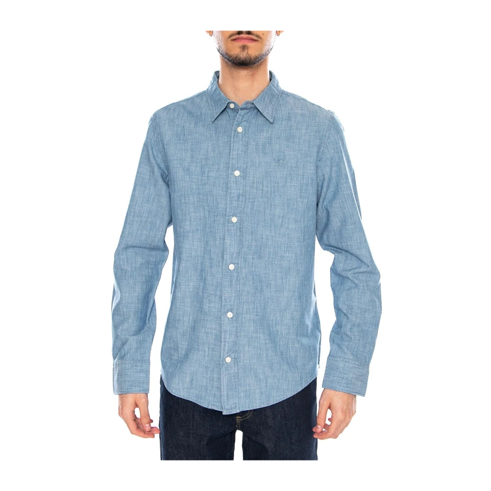 Lee Uomo Blu - Light Chambray Shirt - Shirts - S